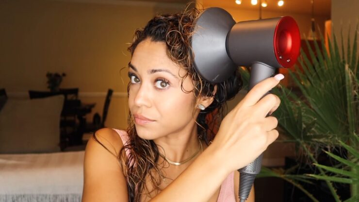 How I Diffuse Curly Hair